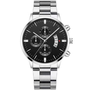 Relógio Masculino + Pulseira - Kit de Luxo